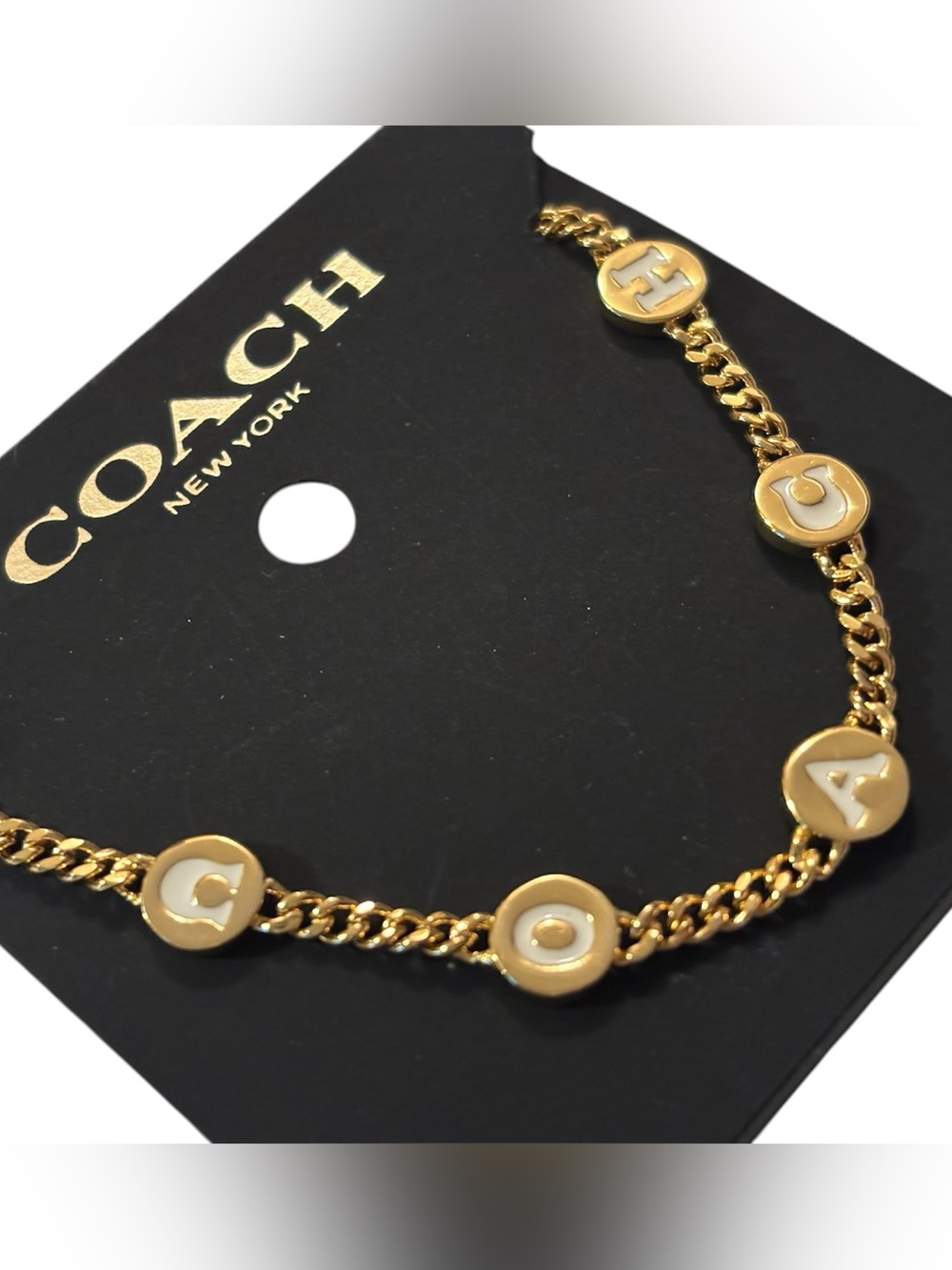 COACH logo bracelet - Picture 2 of 4